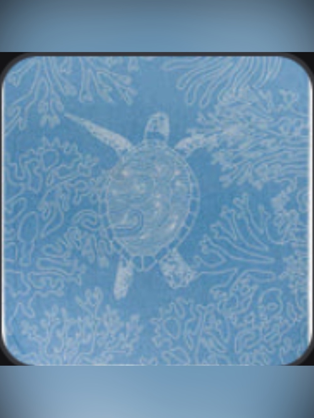 Sand Cloud - Teal Sea Turtle Reef XL Towel — NEW
